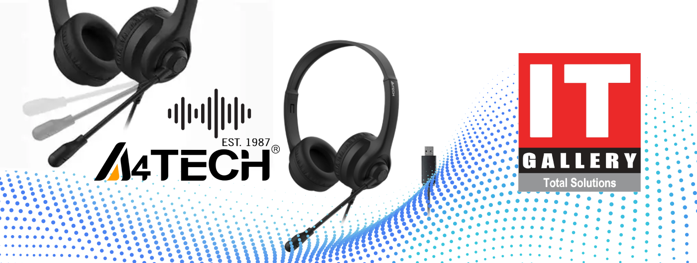 HU-8 USB Stereo Headset - Professional Audio for Work and Gaming