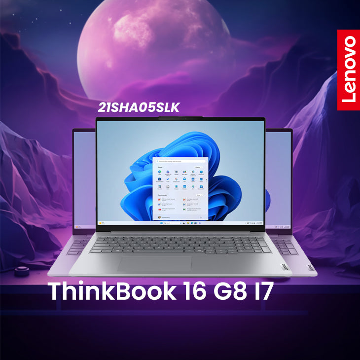ThinkBook 16 G8 I7 240H 16" 16GB 512GB WIFI BL 71WH FR DOS- 21SHA05SLK LAPTOP
