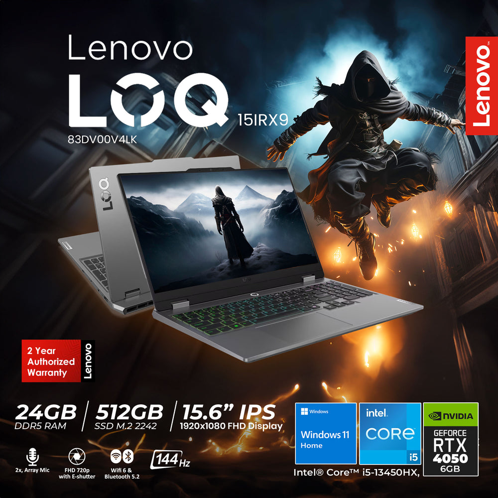 Lenovo LOQ 15IAX9 Intel® Core™ i5-13450HX NVIDIA® GeForce RTX™ 4050