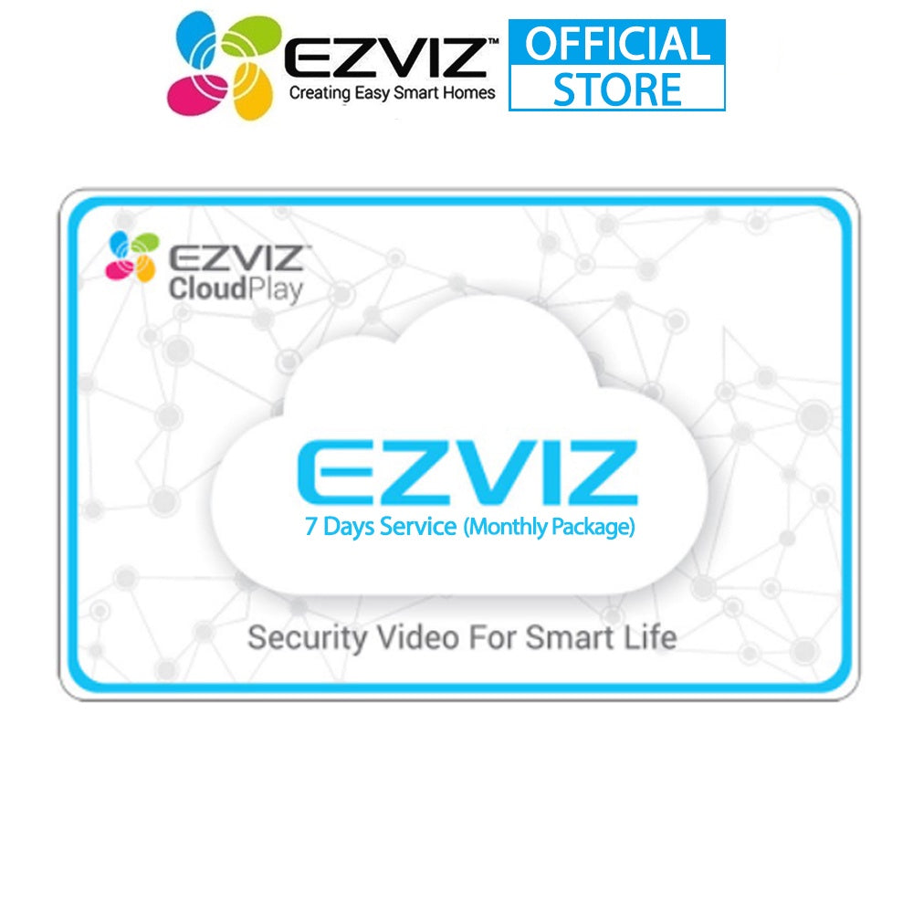 EZVIZ CLOUD SUBSCRIPTION/CLOUD STORAGE TOP-UP 1YEAR 7DAY