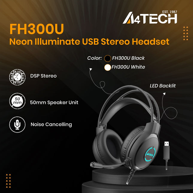 A4TECH FH300U FASTYLER USB STEREO HEADPHONE USB HeadPhone